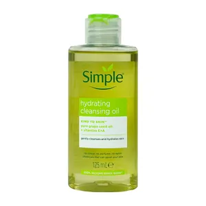 Simple Kind To Skin Hydrating Cleansing Oil with Pure Grape Seed Oil & Vitamin E + A